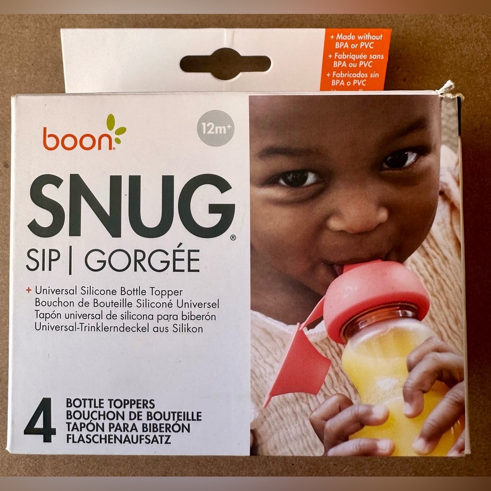 Boon Snug Sip Universal Silicone Bottle Toppers